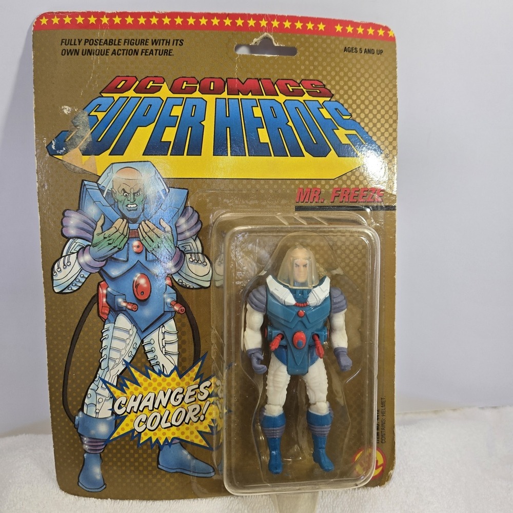 DC Comics Super Heroes Mr. Freeze Action Figure 1989 Vintage Toy Biz